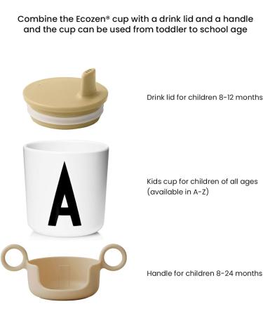 Personalized Design Letter Drinking Cups for Kids (A-Z) | Dishwasher-Safe & BPA-Free | Perfect Gifts for Children | Snid Cup - Buy Online on SooperMarket.com