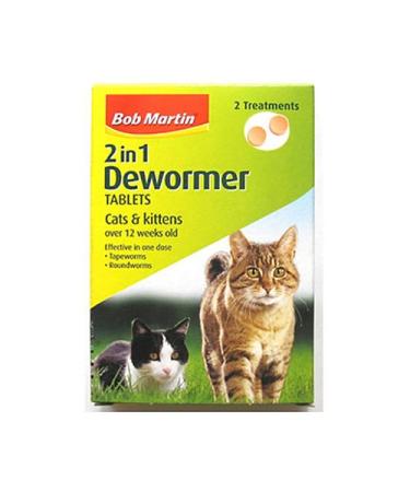 Bob Martin 2 In 1 Dewormer for Cats & Kittens 20g - Bulk Deal of 6x