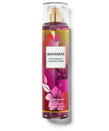 Bath and Body Works Fine Fragrance Mist (BAHAMAS PASSIONFRUIT & BANANA FLOWER 8 Fl Oz) - Buy Online on SooperMarket.com
