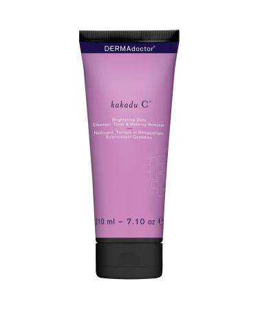 DERMAdoctor Kakadu C Brightening Daily Cleanser  Toner & Make-up Remover 210ml/7.10oz
