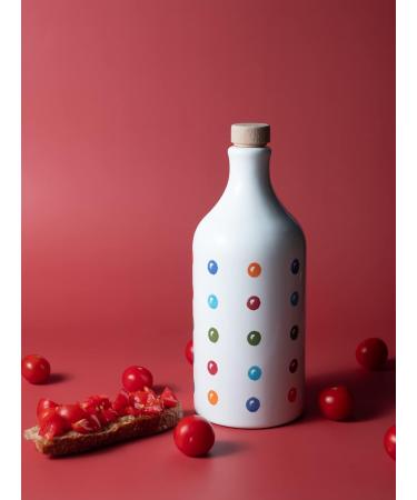 Muraglia - Extra Virgin Olive Oil Pois Ceramic Jar (Intense Fruity) 500ml - Buy Online on SooperMarket.com