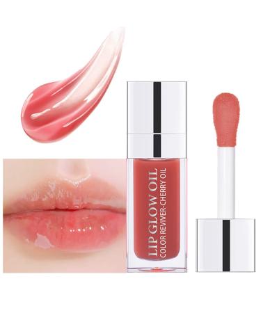 GL-Turelifes Plumping Lip Gloss Oil - Hydrating Tinted Lip Balm for Long Lasting Nourishment | Transparent Lip Oil with Glitter Shine Primer | Non-Sticky Lip Care in 012Rosewood - Buy Online on SooperMarket.com