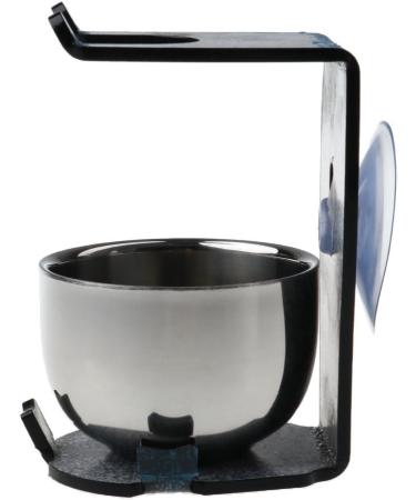 Buy Geardeangloow 5-Piece Men's Stainless Steel Shaving Set - Black & Silver Razor Stand Brush & Soap Holder | International Shipping Available - Buy Online on SooperMarket.com
