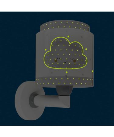 Dalber Children's Wall Lamp - Baby Dreams Cloud Grey E27 | Stylish Lighting for Kids' Rooms - Buy Online on SooperMarket.com