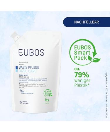 Eubos Creme Oil Bath 200ml - Best Bathing Concentrate for Dry Skin | Dermatologically Tested Skin Tolerance - Buy Online on SooperMarket.com