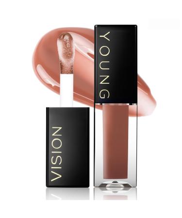 YOUNG VISION Lip Glow Oil Lip Gloss with Jojoba Seed Oil Moisturing and Plumping