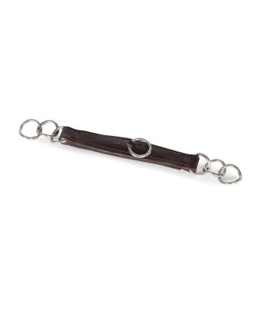 Shires Blenheim Leather Curb Chain Brown Pony