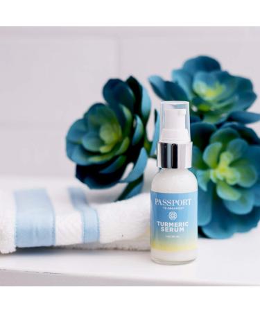Turmeric Serum for Glowing Skin - Lightweight Anti-Aging Face Serum with Tea Tree Oil & Aloe Vera | Perfect for Sensitive Skin | 1oz - Buy Online on SooperMarket.com