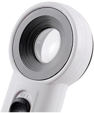 LED Lighted Slide out Illuminated Portable 40X Jewelers Loupe Magnifier - with LED Magnifying Eye Loop Stand - Buy Online on SooperMarket.com