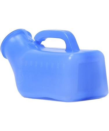 Male Urinal Bottle Camping Toilet Urine Bottle Male Convenient Urinal Pee Bottles Home Urinal Potty Thick Firm Urine Bottle with Lid for Men 1L