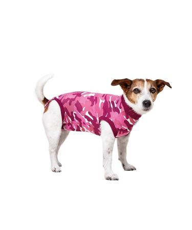 Suitical Recovery Suit Dog XXS Pink Camouflage Pink Camouflage 200 ml (1 pack)