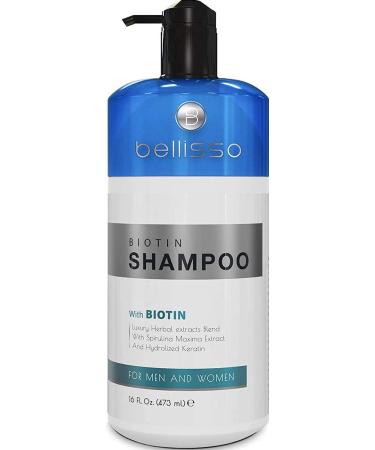 Biotin Shampoo - Hair Products for Women and Men - Sulfate Free Hair Thickening Treatment to Boost Volume