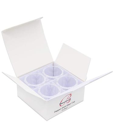 Beauticom Octagon Crystal Glass Dappen Dish Set - 4 Pieces for Nail Dip Powder & Remover - Buy Online on SooperMarket.com