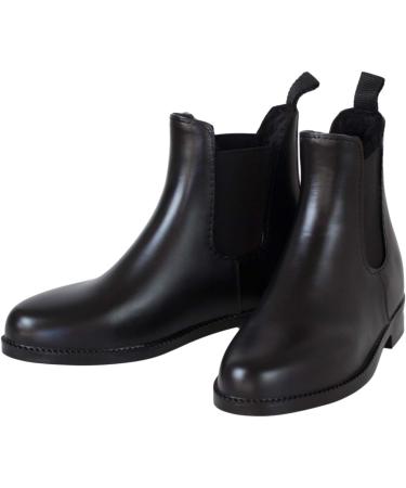 Lazura Jodhpur Winter Equestrian Boetettes - Ankle Boots for Children Men & Women | Plush Lined Black Chelsea Boots | Size 41 Synthetic Leather - Buy Online on SooperMarket.com