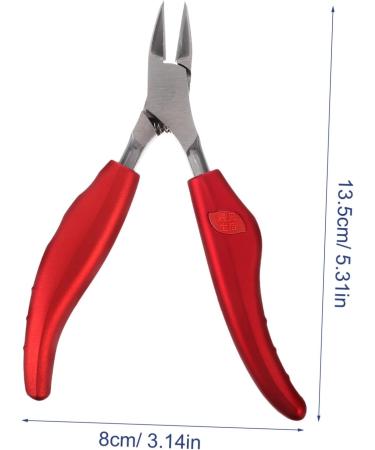 HAPINARY Beauty Accessories Hawk Mouth Pliers Mouse Halloween Girl Cuticle Spray Talcum Pedicure Manicure Heavy Duty Manicure para Nail Handle Rubber and Plastic Red Clippers - Buy Online on SooperMarket.com