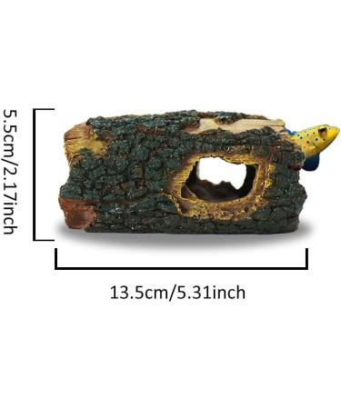 CTPENG Aquarium Cave - Kunst Resin Betta Decoration - Ideal for Small & Medium Aquariums (Harz 13.5x9x5.5 cm) - Buy Online on SooperMarket.com