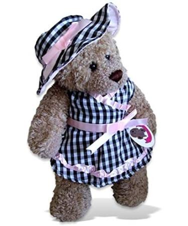 Build a Bear Wardrobe Checked Dress, Hat & Shoes Set - Fits Build-A-Bear Teddy Bears - Buy Online on SooperMarket.com
