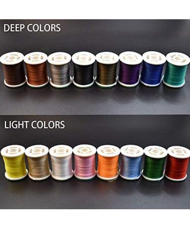 PHECDA PROFLY 6/12/16 Colors 3/0 6/0 Fly Tying Thread Series Fly Tying Materials 16 Colors 3/0 Thread