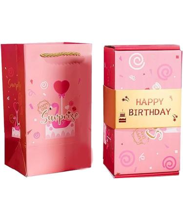 Generic Happy Birthday Surprising Boxes Bouncing Red Envelope Gift Boxes for Family Friend Neighbor Gift 20pcs Bounce Boxes Gift Boxes Gift Bags Pink HAPPY BIRTHDY - Buy Online on SooperMarket.com