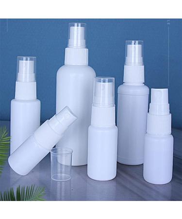 Othmro 5 x 200ml Mini Travel Spray Bottles - Fine Fog Refillable Plastic Containers for Essential Oils Cleaning Solutions & Makeup - Set of 5 White Bottles - Buy Online on SooperMarket.com