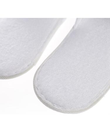 Dawafit 40 Pairs Closed Toe Disposable Slippers Women Men Ultra-Thin Brushed Plush Non- Disposable Slippers for Hotel Home - Buy Online on SooperMarket.com