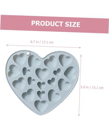 IMIKEYA 8 Pcs Mold Ice Cubes Chocolate Non- Stick Baking Tool Candy Chocolate Bottle Cooler Bag De para Gelatinas Candy Decor Hand Decor Baking Tools Biscuit Food Grade Silicone 17.1x15.1cmx4pcs Bluex4pcs - Buy Online on SooperMarket.com