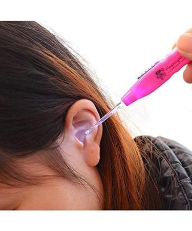 LED Flashlight Earpick for Ear wax remover and cleaner Ear cleaning tools for kids and adults