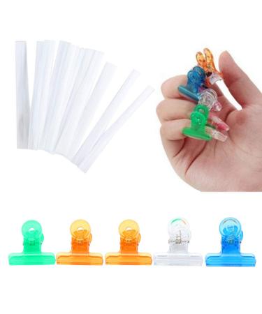 Rotekt 10pcs Nail Extension Fiberglass Tips & 5pcs Nail Art Clamps | International Shipping Available - Buy Online on SooperMarket.com
