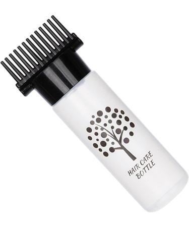 Folpus Squeeze Bottle Hair Dye Bottle Brush Hair Oil Roots Comb Bottle Black - Buy Online on SooperMarket.com