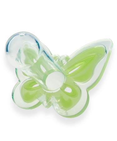 Pacifier Addict - Enigma - Fully Silicone Butterfly Adult Pacifier Novelty (Green)