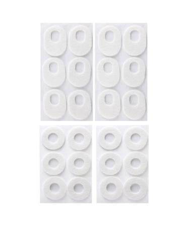 Beaupretty 4sheets Corn Adhesive Foam Comfortable Toes Relief Pad Resistant Oval Foot Protectors Pads Cushion Care Wear- Convenient Insert Shoe Feet to Blisters Removal Spot Heels