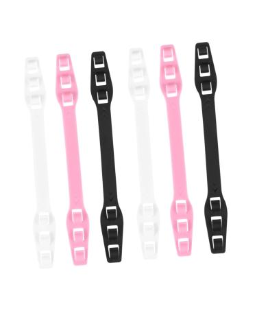 FOYTOKI 6pcs Mask Accessories Mask Rope Buckle Mask Making Ear Rope Buckle Elastic Mask Strap Buckle