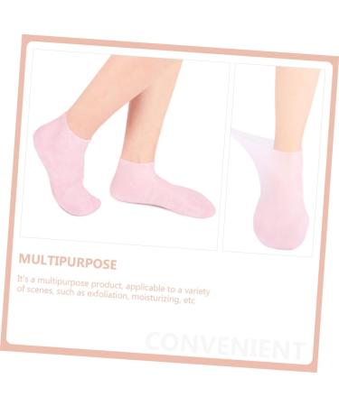FOMIYES 10 Pairs Exfoliating Moisturizing Socks Elastic Boat Socks Heel Socks Lotion Foot Care Socks Cracked Dressy Heels for Women Foot Care Moisturizing Socks Protection Sebs Girl Spa - Buy Online on SooperMarket.com
