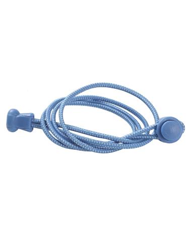 Bupimufi laces without tying Elastic rubber shoe straps elastic quick lock elastic shoelaces children shoes accessories sky blue & white