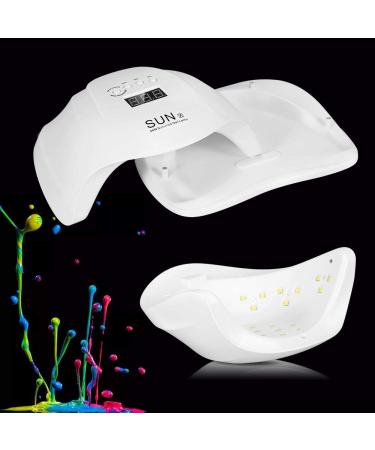 54W Nail Dryer LED Lamp for Gel Nails | Automatic Sensor Timer | Professional Nail Tools for Fingernail & Toenail Care - Buy Online on SooperMarket.com