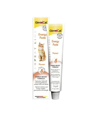 GimCat EXPERT LINE Energy Paste - This functional cat snack provides optimum nutrients and energy - 1 tube (1 x 50 g)