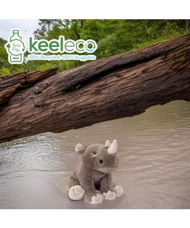 Shop Deluxe Paws 100% Recycled Plush Eco Toy Rhino | Sustainable Pet Products | International Shipping - Buy Online on SooperMarket.com