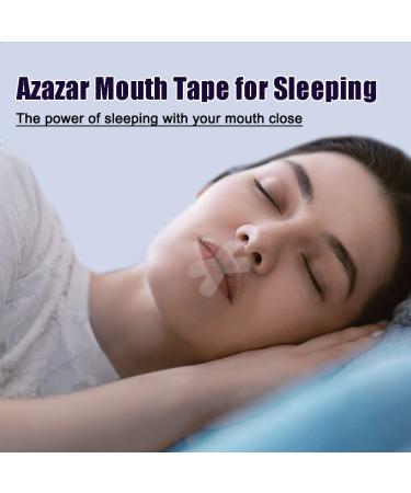Azazar Mouth Tape for Sleeping 120 Pcs - Promotes Nose Breathing, Stops Mouth Breathing, Reduces Snoring - Improve Sleep Quality with Gentle Sleep Strips - Buy Online on SooperMarket.com