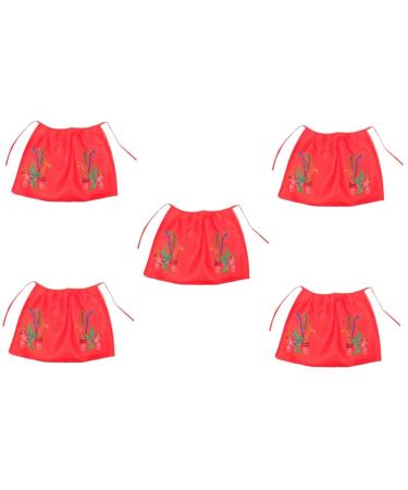 Alipis 5pcs Buddha Cape Photography Props Photoshoot Props Vibeauti Vigorasm Photo Shoot Props Feisty Statue Cloak Temple Decoration Optional Buddha Statue Altar Shawl Decorate Fabric Red