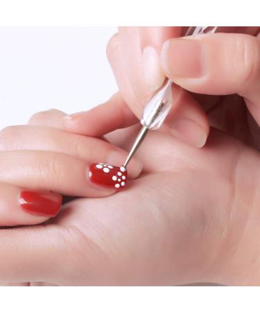 Ebanku 13-Piece Acrylic & Gel Nail Brush Set - Professional Nail Art Design Tools for UV Gel & Acrylic Painting - Buy Online on SooperMarket.com
