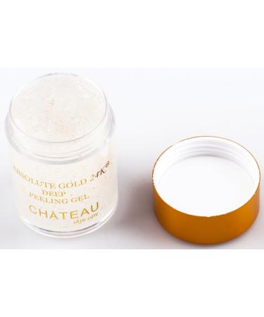 Absolute Gold 24K Deep Peeling Gel - Gold Pearl Powder & Ginger Extract for Radiant Skin | 2.04 fl. oz | Paraben & Fragrance Free - Buy Online on SooperMarket.com