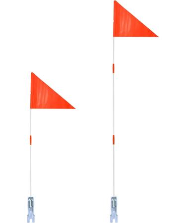 QWORK Height Adjustable Children's Bicycle Flag Pennant | 160cm Red - International Shipping Available - Buy Online on SooperMarket.com