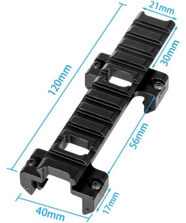 Houson Aluminum 20mm Picatinny Rail Mount Adapter for MP5 G3 | Weaver Mount Base for Airsoft - Optimized Performance & Durability - Buy Online on SooperMarket.com