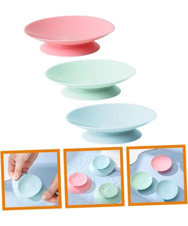 3pcs Healvian Kids Bowl Suction Pad Stickers - Suction Cup Silica Gel, Sucker for Strong Grip - Buy Online on SooperMarket.com