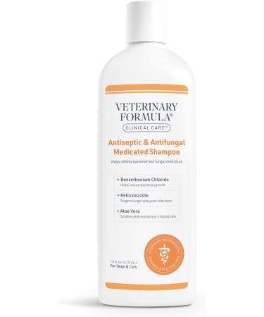 Veterinary Formula Clinical Care Antiseptic and Antifungal Shampoo for Dogs and Cats - 16 oz