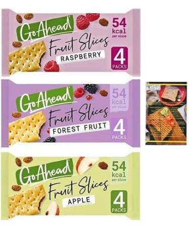 Go Ahead Fruit Slices Forest Fruit Apple and Raspberry Bundle - Buy Online on SooperMarket.com