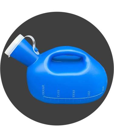Male Urinal Bottle Camping Toilet Urine Bottle Large Male Urinal -2000ML- Portable Mens Potty Pee Bottle Collector Travel Toilet