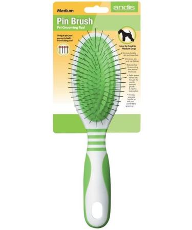 Andis Pet Pin Brush Medium White/Green - Buy Online on SooperMarket.com