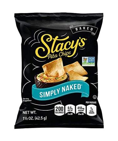 Stacys Pita Chips, Simply Naked, 1.5 Ounce