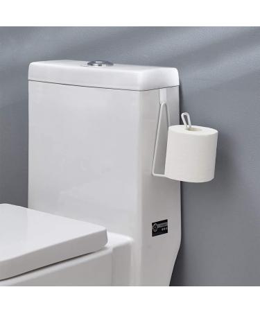 Storage rackToilet Roll Holder Over The Tank Toilet Tissue Roll Paper Holder Stand Dispenser Reserve for Bathroom Storage and Organization- White - Buy Online on SooperMarket.com